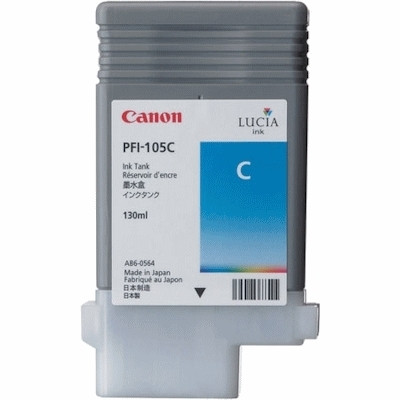 Canon PFI-105C cartucho de tinta cian (original) 3001B005 018604 - 1