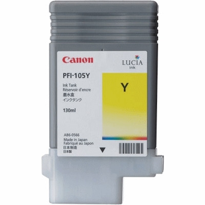 Canon PFI-105Y cartucho de tinta amarillo (original) 3003B005 018608 - 1