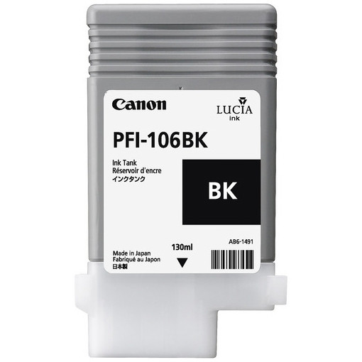 Canon PFI-106BK cartucho de tinta negro (original) 6621B001 905129 - 1