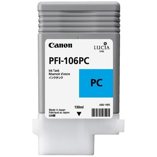 Canon PFI-106PC cartucho de tinta foto cian (original) 6625B001 018908 - 1
