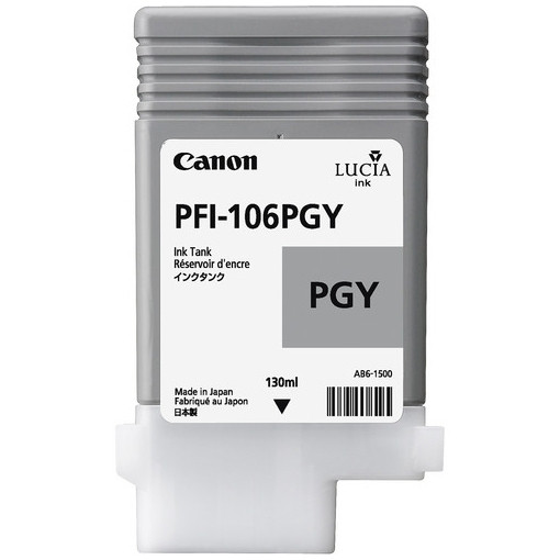 Canon PFI-106PGY cartucho de tinta foto gris (original) 6631B001 018914 - 1