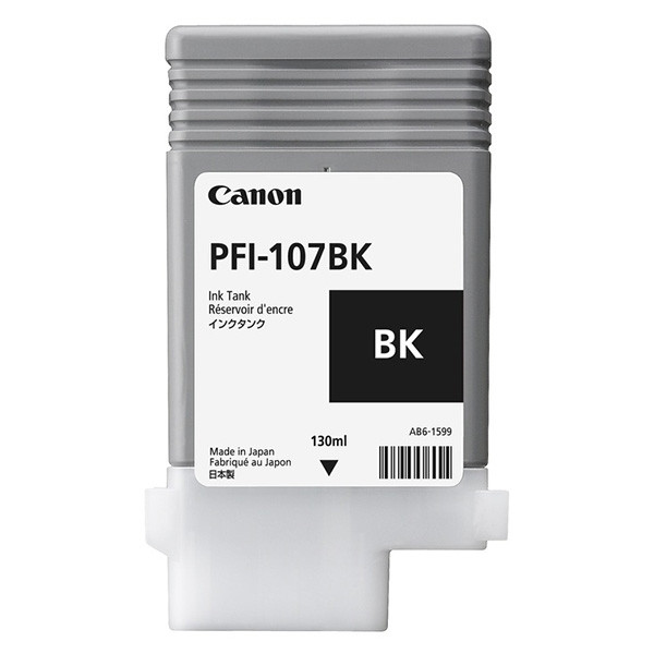 Canon PFI-107BK cartucho de tinta negro (original) 6705B001 018980 - 1