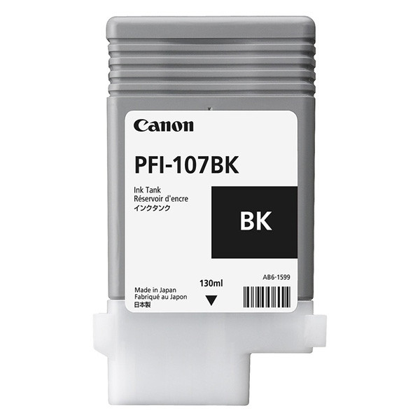 Canon PFI-107BK cartucho de tinta negro (original) 018980 - 1