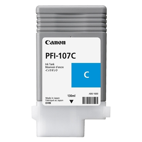 Canon PFI-107C cartucho de tinta cian (original) 6706B001 018982 - 1