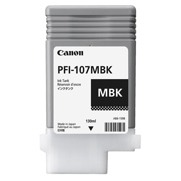 Canon PFI-107MBK cartucho de tinta negro mate (original) 6704B001 018978 - 1