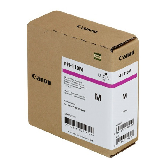 Canon PFI-110M cartucho de tinta magenta (original) 2366C001 010160 - 1