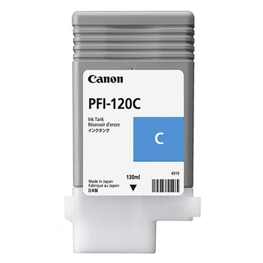 Canon PFI-120C cartucho de tinta cian (original) 2886C001AA 018428 - 1
