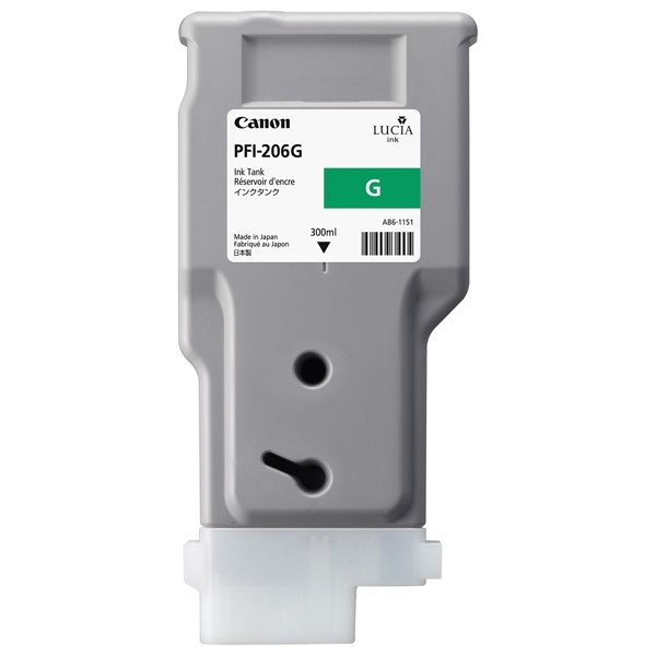 Canon PFI-206G cartucho de tinta verde XL (original) 5310B001 018942 - 1