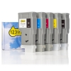Canon PFI-207 cartuchos de tinta (marca 123tinta) | Pack 2 negros + 3 colores 132062 - 1