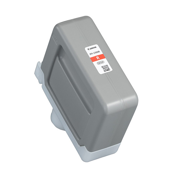 canon pfi-2300 cartucho de tinta roja de alta capacidad original