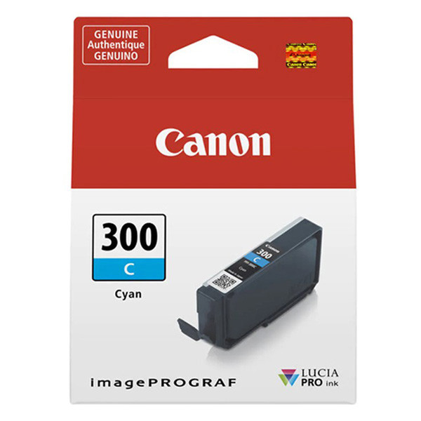 Canon PFI-300C Cartucho de tinta cian (original) 4194C001 011706 - 1
