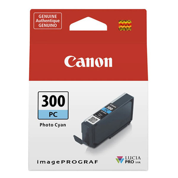 Canon PFI-300PC Cartucho de tinta foto cian (original) – imagen 2
