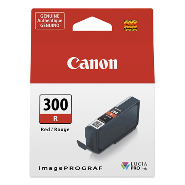 Canon PFI-300R cartucho de tinta rojo (original) 4199C001 011716 - 1
