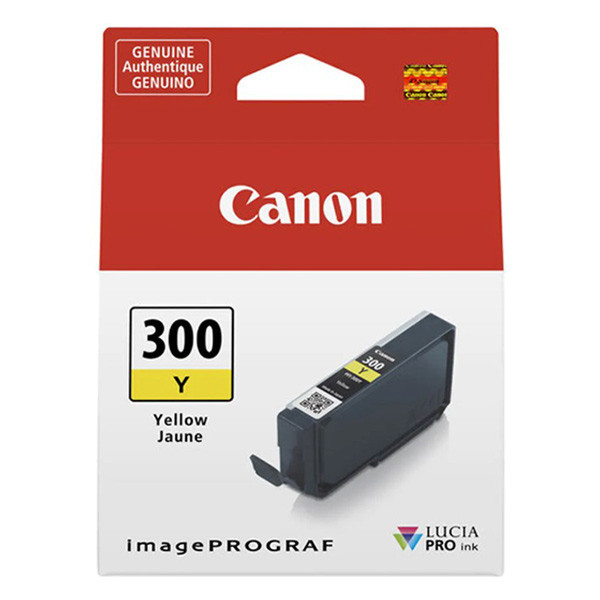 Canon PFI-300Y Cartucho de tinta amarillo (original) 4196C001 011710 - 1