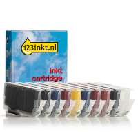 Canon PFI-300 cartuchos de tinta (marca 123tinta) | Pack 2 negros + 8 colores