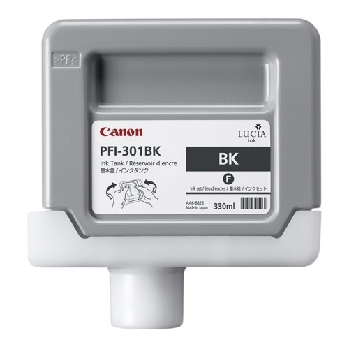 Canon PFI-301BK cartucho de tinta negro (original) 1486B001 018282 - 1