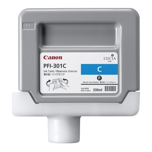 Canon PFI-301C cartucho de tinta cian (original) 1487B001 018284 - 1