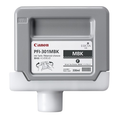 Canon PFI-301MBK cartucho de tinta negro mate (original)