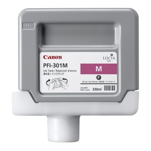 Canon PFI-301M cartucho de tinta magenta (original) 1488B001 018286 - 1