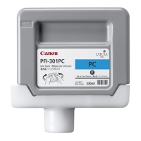 Canon PFI-301PC cartucho de tinta foto cian (original) 1490B001 018290