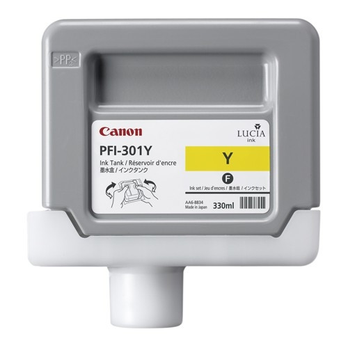 Canon PFI-301Y cartucho de tinta amarillo (original) 1489B001 018288 - 1