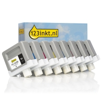 Canon PFI-301 Pack ahorro MBK / BK / C / M / Y / PC / PM / GY (marca 123tinta)  132063