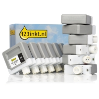 Canon PFI-301 Pack ahorro MBK / BK / C / M / Y / PC / PM / R / G / B / GY / PGY (marca 123tinta)  132064