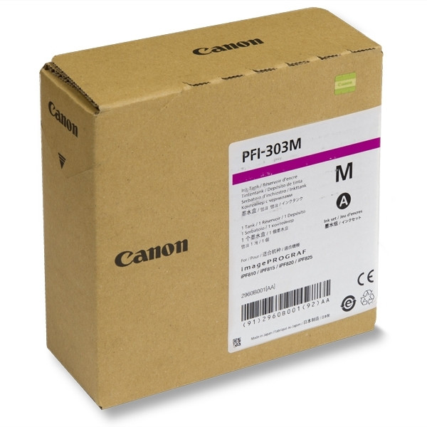 Canon PFI-303M cartucho de tinta magenta (original) 2960B001 018378 - 1