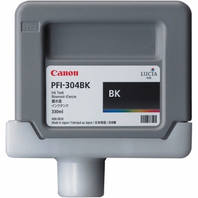 Canon PFI-304BK cartucho de tinta negro (original) 3849B005 018626 - 1