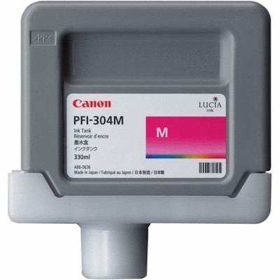 Canon PFI-304M cartucho de tinta magenta (original) 3851B005 018630 - 1