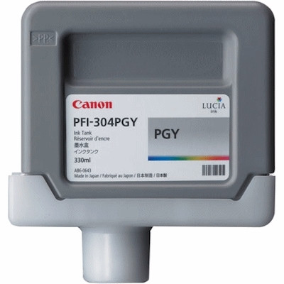 Canon PFI-304PGY cartucho de tinta gris foto (original) 3859B005 018646 - 1