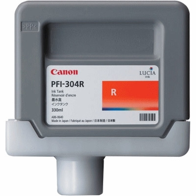 Canon PFI-304R cartucho de tinta rojo (original) 3855B005 018638 - 1