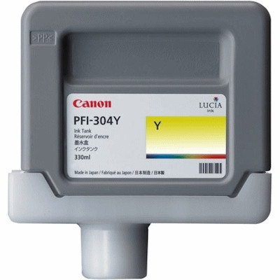 Canon PFI-304Y cartucho de tinta amarillo (original) 3852B005 018632 - 1