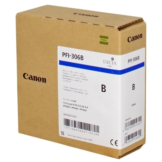 Canon PFI-306B cartucho de tinta azul (original) 6665B001 018872 - 1