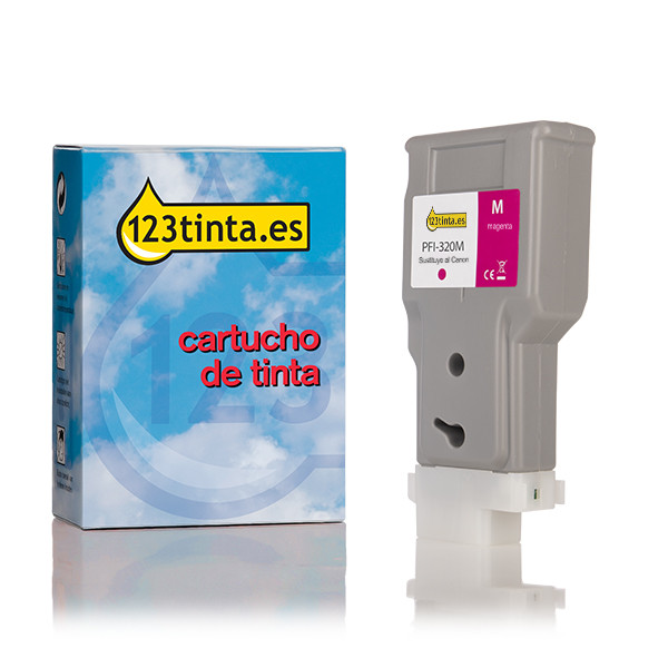 Canon PFI-320M cartucho de tinta magenta XL (marca 123tinta) 018441 - 1