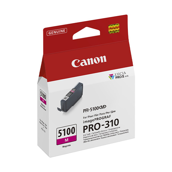 Canon PFI-5100M cartucho de tinta magenta (original) 6954C001 083784 - 1