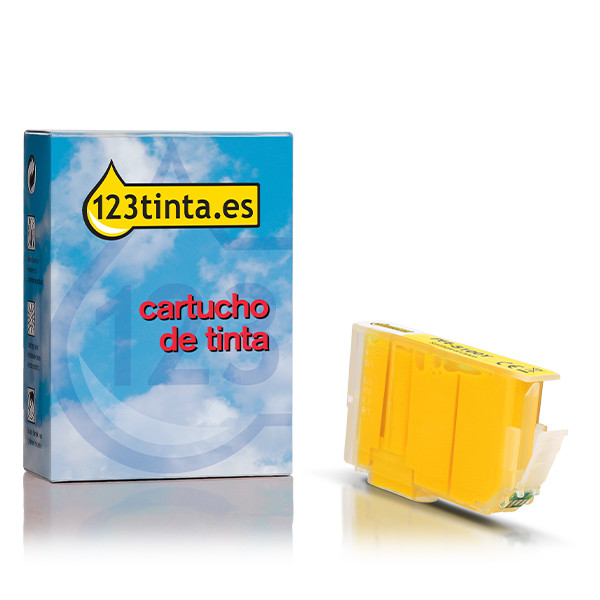 Canon PFI-5100Y cartucho de tinta amarillo (marca 123tinta) 083787 - 1