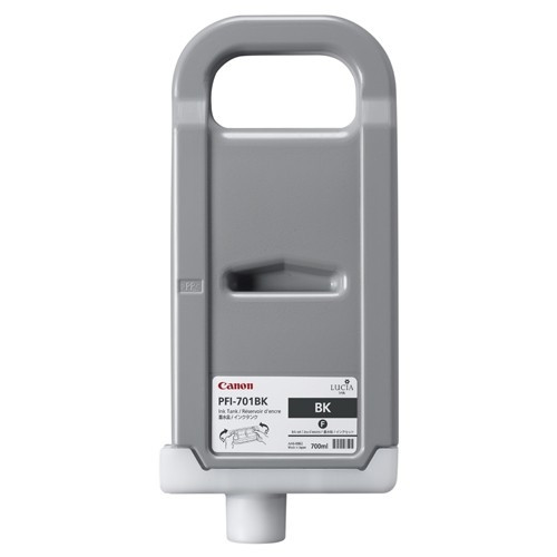 canon pfi-701bk cartucho de tinta negro original
