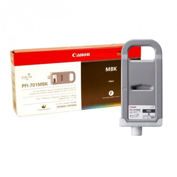 Canon PFI-701MBK cartucho de tinta negro mate (original) 0899B005 018304 - 1