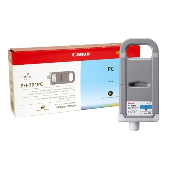 Canon PFI-701PC cartucho de tinta foto cian (original) 0904B005 018314 - 1