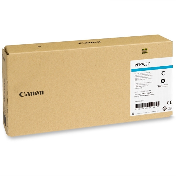 Canon PFI-703C  cartucho de tinta cian XL(original)