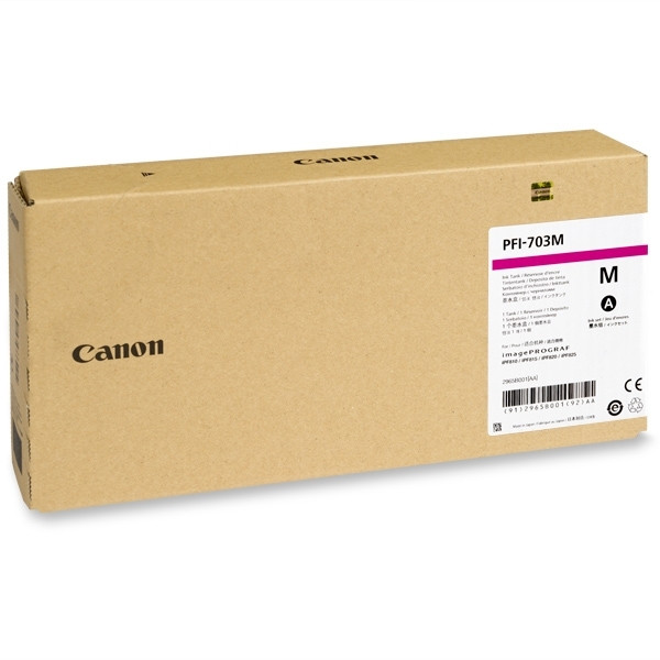 Canon PFI-703M  cartucho de tinta magenta XL (original) 2965B001 018388 - 1