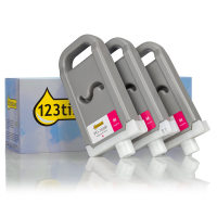 Canon PFI-703M pack 3 x cartucho de tinta magenta XL (marca 123tinta) 2965B003C 132098