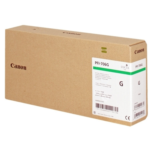 Canon PFI-706G cartucho de tinta verde XL (original)