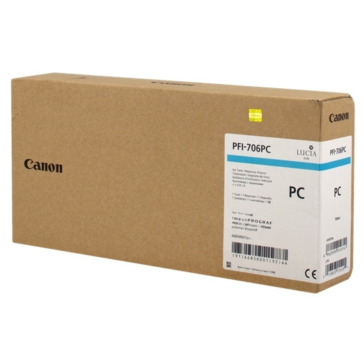 Canon PFI-706PC cartucho de tinta foto cian XL (original) 6685B001 018884 - 1