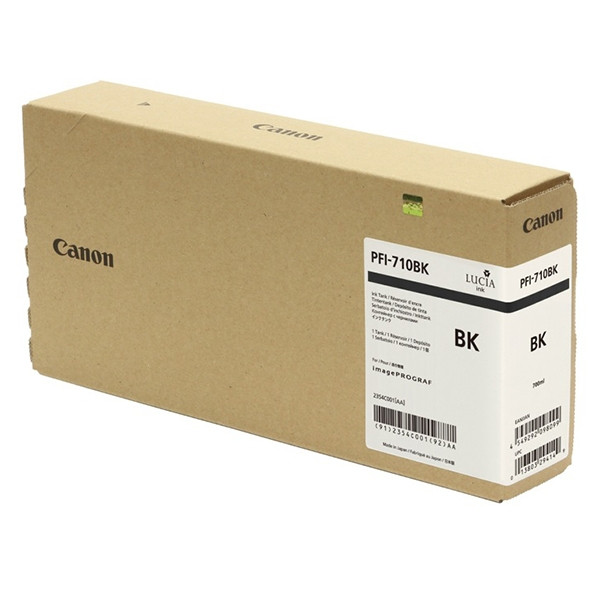 Canon PFI-710BK cartucho de tinta negro (original) 2354C001 010176 - 1