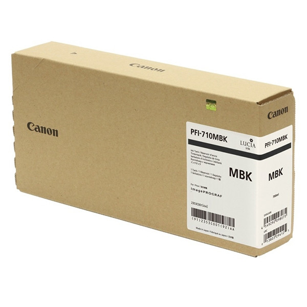 Canon PFI-710MBK cartucho de tinta negro mate (original) 2353C001 010174 - 1