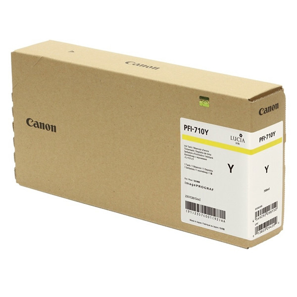 Canon PFI-710Y cartucho de tinta amarillo (original) – imagen 3