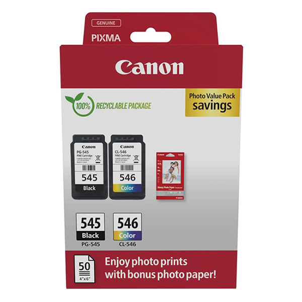 Canon PG-545/CL-546 pack fotográfico (original) – imagen 2