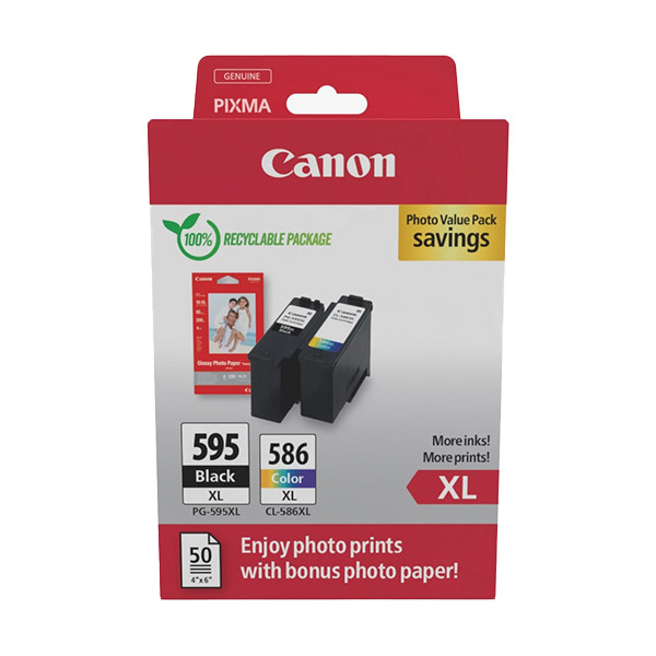 Canon PG-595XL / CL-586XL pack fotográfico (original)